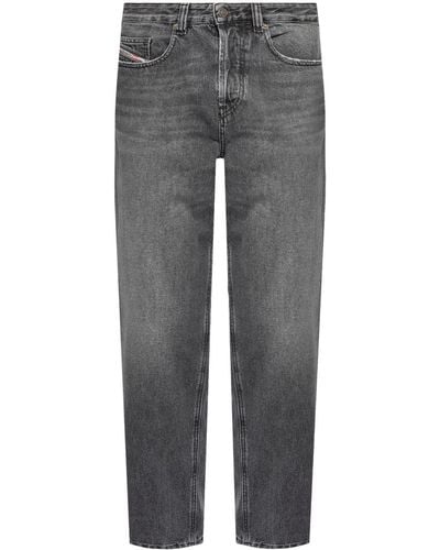 DIESEL 2001 D-Macro straight-leg jeans - Gris