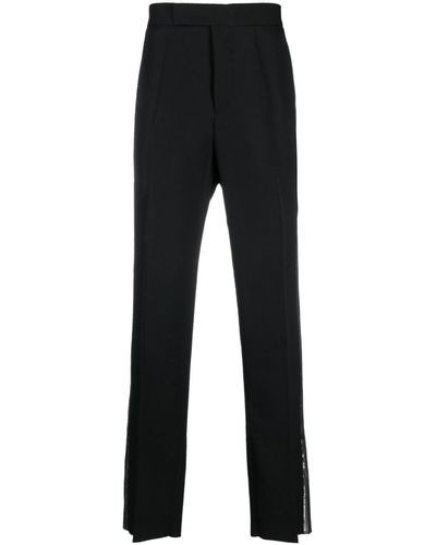 SAPIO Straight-leg Tailored Trousers - Black