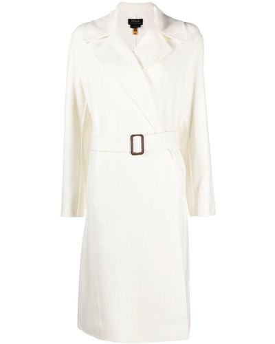 Polo Ralph Lauren Mantel mit Gürtel - Weiß
