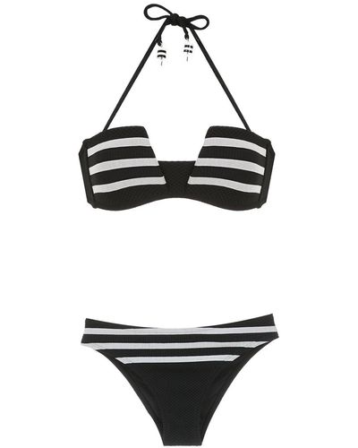 Amir Slama Knitted Bikini Set - Black