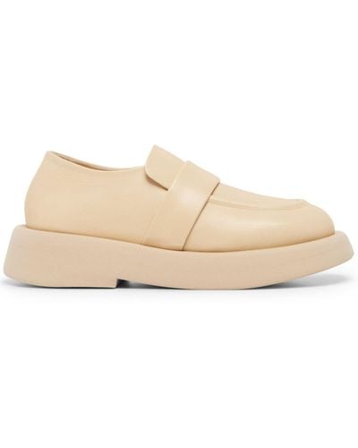 Marsèll Gommellone Leather Loafers - Natural