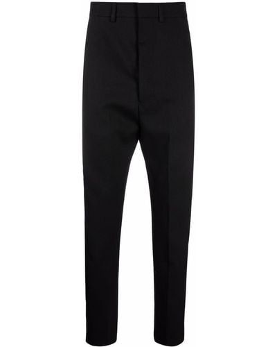 Ami Paris Side-stripe Tailored Pants - Black