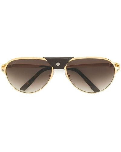 Cartier Santos de sunglasses - Braun