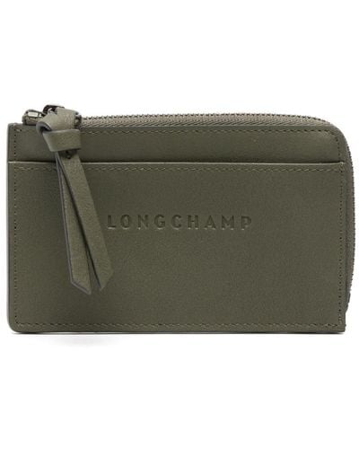 Longchamp 3d Leather Cardholder - Green