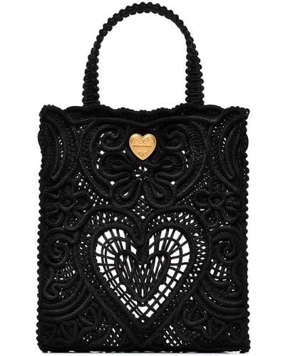 Dolce & Gabbana Petit sac cabas Beatrice - Noir