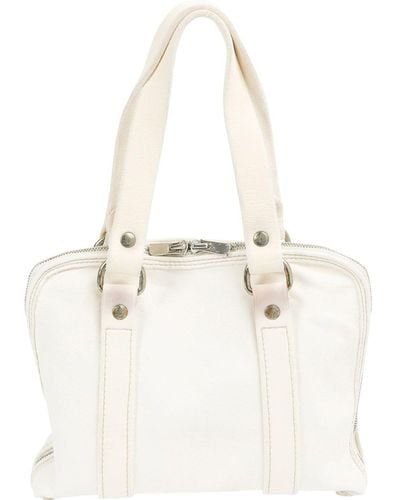 Guidi Two Way Zip Tote - Wit