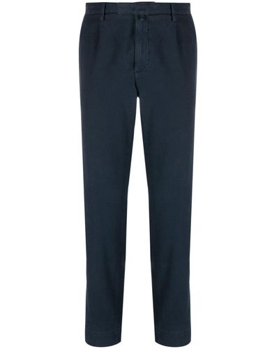 Briglia 1949 Pantaloni affusolati con applicazione - Blu