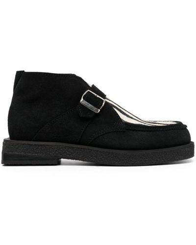 Ahluwalia Gangan 30mm Leather Ankle Boots - Black