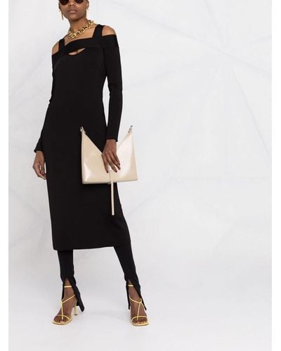 Givenchy オープンショルダー ドレス - ブラック