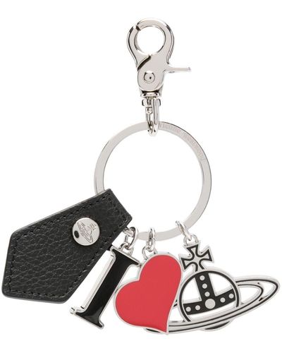 Vivienne Westwood Key Bag Charm Multiple colors Leather Steel ref.936898 -  Joli Closet