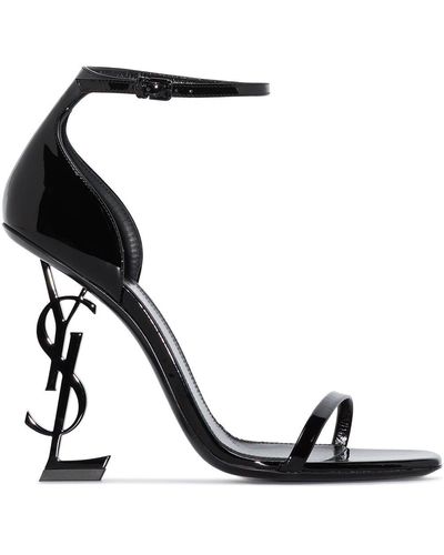 Saint Laurent Sandalias Opyum con tacón de 110mm - Negro