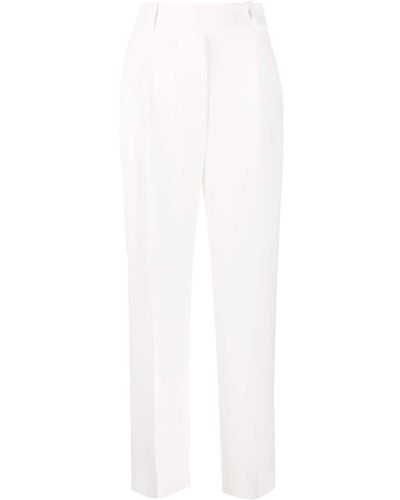Ermanno Scervino High-rise Straight Trousers - White