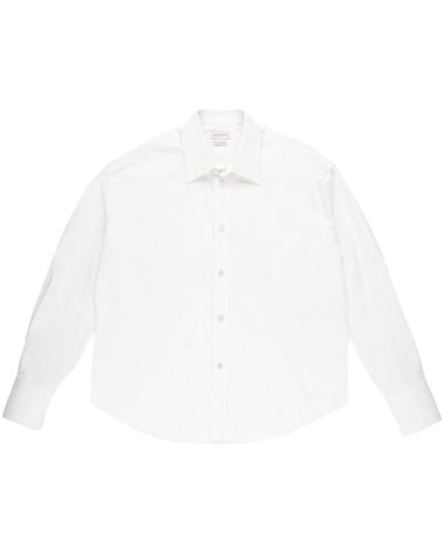 Alexander McQueen Langärmeliges Hemd - Weiß