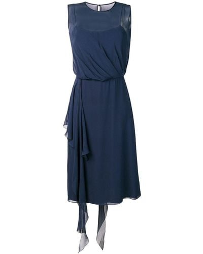 Max Mara 'Zenobia' Kleid - Blau