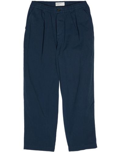 Universal Works Oxford Ii Tapered Trousers - Blue