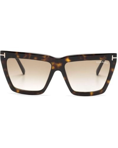 Tom Ford Eden Cat-eye Sunglasses - Natural