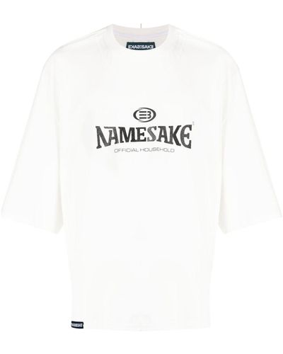 NAMESAKE Mayo Oversized T-shirt - White