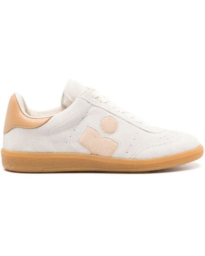 Isabel Marant Brycy Suede Sneakers - White