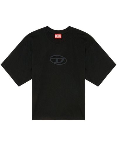 DIESEL T-Buxt T-Shirt aus Bio-Baumwolle - Schwarz