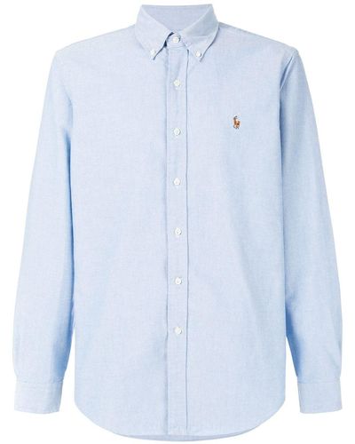 Polo Ralph Lauren ロゴ コットンシャツ - ブルー