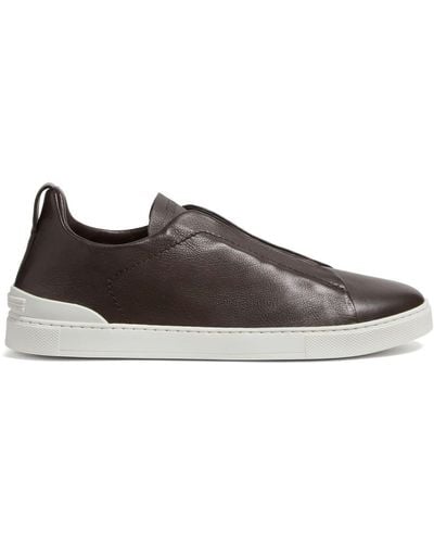 Zegna Triple Stitchtm Sneakers - Bruin