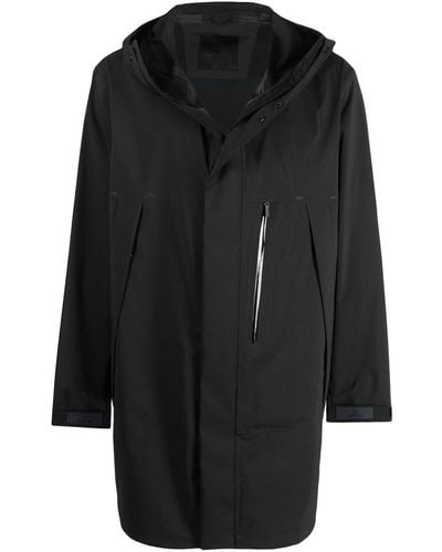 Moncler Fumiaki Long Parka Coat - Black
