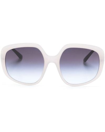 Dolce & Gabbana Oversized-Sonnenbrille mit Logo - Blau