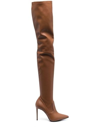 Le Silla Eva Thigh-high 100mm Boots - Brown