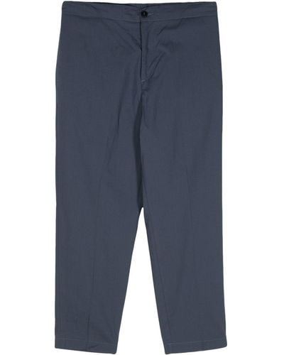Costumein Cotton Tapered-leg Trousers - Blue