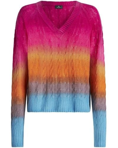 Etro Sweaters Multicolor - Pink