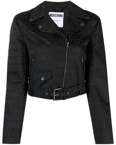 Moschino Jacke mit Reißverschluss - Schwarz