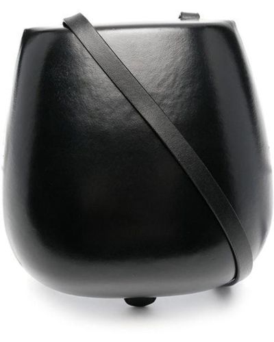 Lemaire Molded Tacco Crossbody Bag - Black