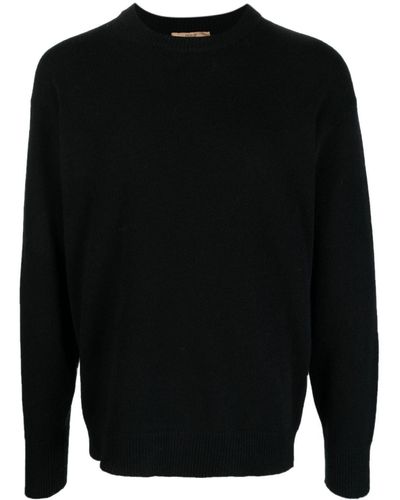 Nuur Crew-neck Knitted Jumper - Black