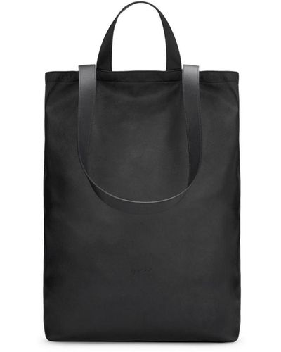 Marsèll Sporta Leather Tote Bag - Black