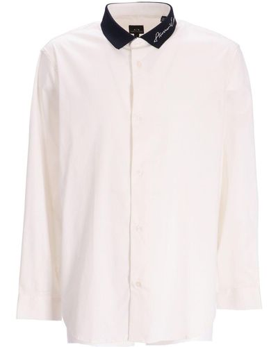 Armani Exchange Katoenen Overhemd - Wit