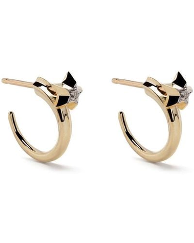 Adina Reyter 14kt Yellow Gold Shooting Star Diamond Earrings - Metallic