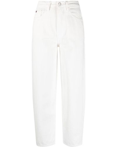 Tommy Hilfiger High-waisted Tapered Jeans - White