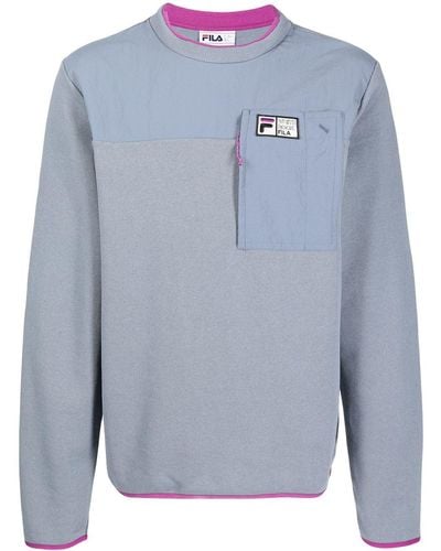 Fila Recycled Cotton-blend Sweatshirt - Grey