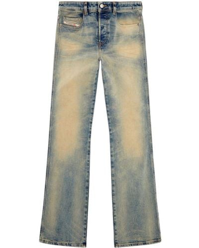 DIESEL 1998s D-buck Low-waist Bootcut Jeans - Blauw