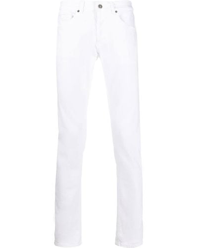 Dondup Jeans mit geradem Bein - Weiß