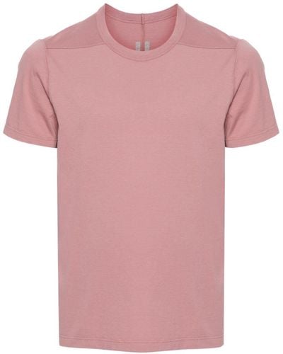Rick Owens T-shirt Met Patchwork - Roze