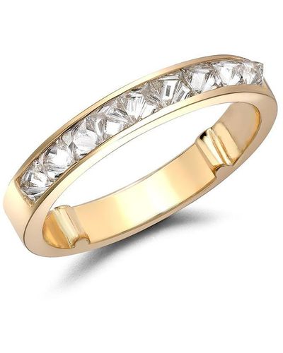 Pragnell 18kt Yellow Gold Rockchic Half-eternity Diamond Ring - Metallic