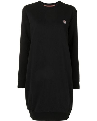 PS by Paul Smith Animal-patch Jumper Dress - Black