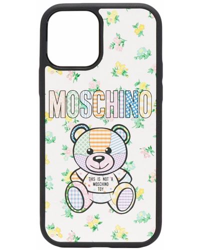 Moschino Teddy Bear-print Iphone 12 Pro Max Case - White