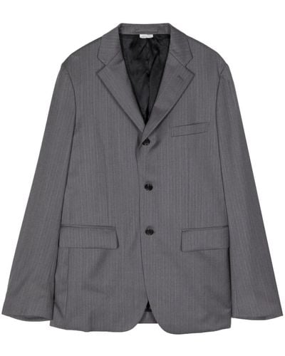 Comme des Garçons Pinstripe-pattern Wool Blazer - Grey