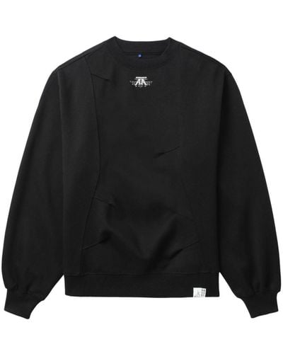Adererror Appliqué-detail Sweatshirt - Black