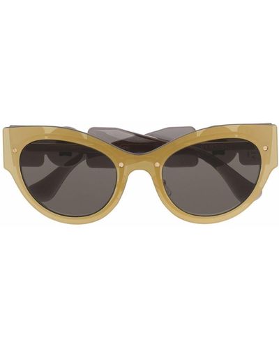 Versace Eyewear Zonnebril Met Cat-eye Montuur - Metallic