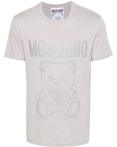 Moschino T-shirt à logo imprimé - Blanc