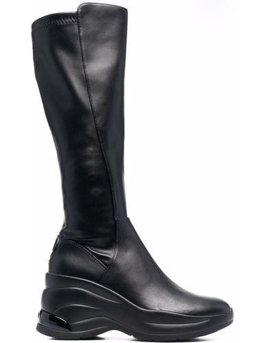 Liu Jo Karlie Chunky Sole Boots - Black