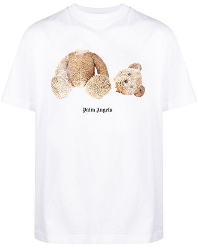 Palm Angels Broken Bear Tシャツ - ホワイト